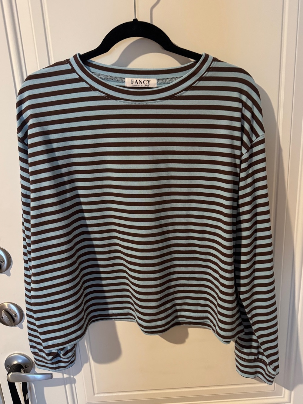 Fancy D Boutique striped long sleeve top